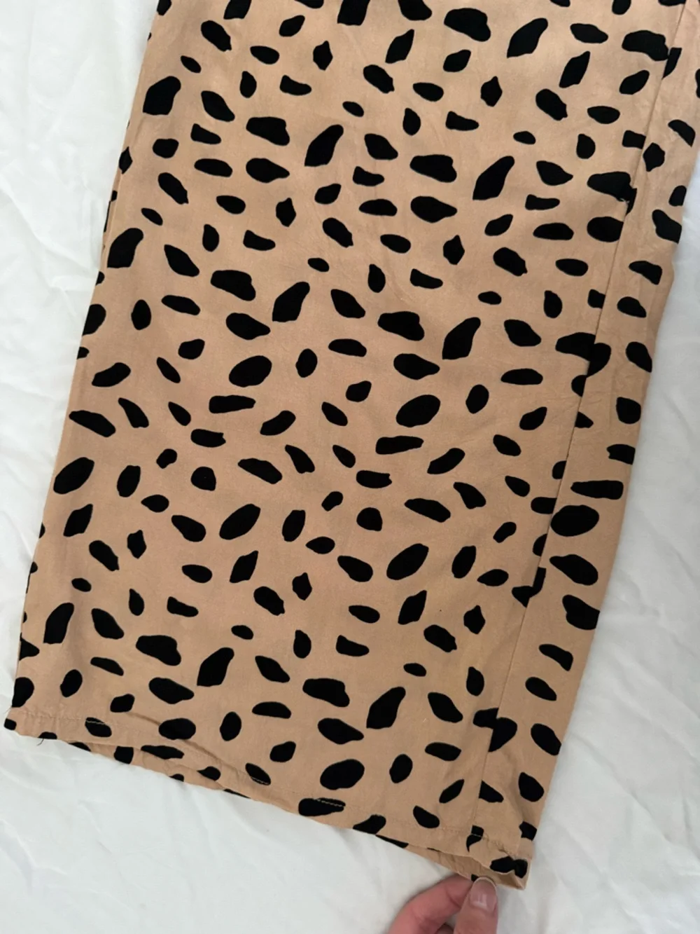 Milk & Honey Women’s Printed Wide Leg Rayon Pants Sz. M - Picture 4 of 7